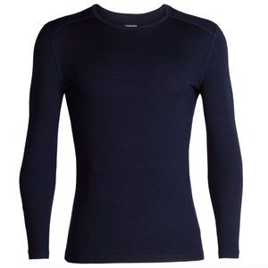 Icebreaker 260 Tec Wool Long Sleeve Navy Men's Shirt NWT